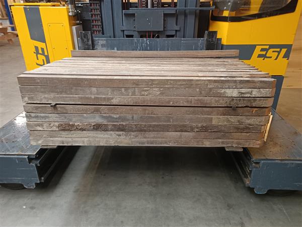 Grote foto 6x6cm hardhout gebruikt 175cm doe het zelf en verbouw hout en planken