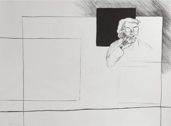 Grote foto nieuw werk van roger raveel en panamarenko antiek en kunst overig