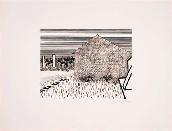 Grote foto nieuw werk van roger raveel en panamarenko antiek en kunst overig