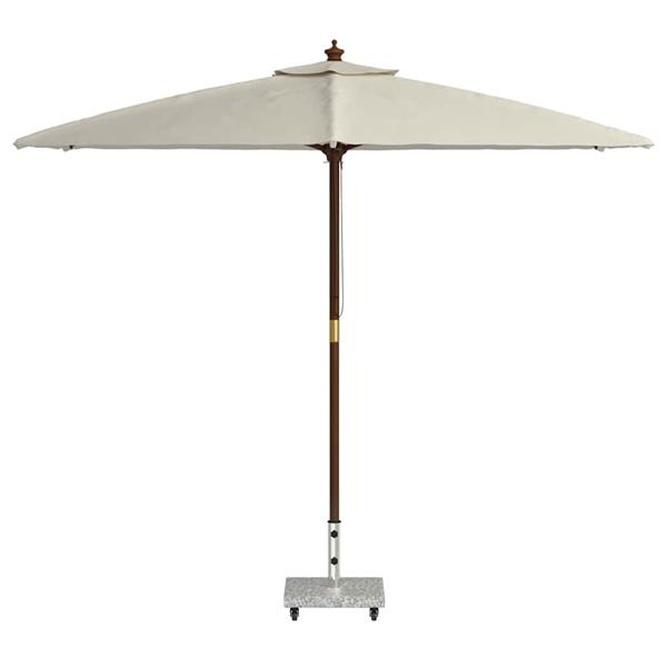 Grote foto vidaxl parasolvoet 30kg grijs graniet vierkant tuin en terras overige tuin en terras