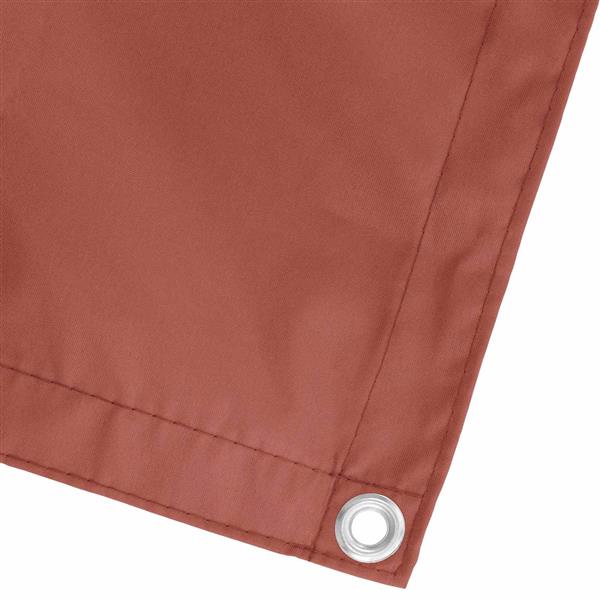 Grote foto vidaxl balkon scherm terracotta 110 x 300 cm oxford stof tuin en terras overige tuin en terras