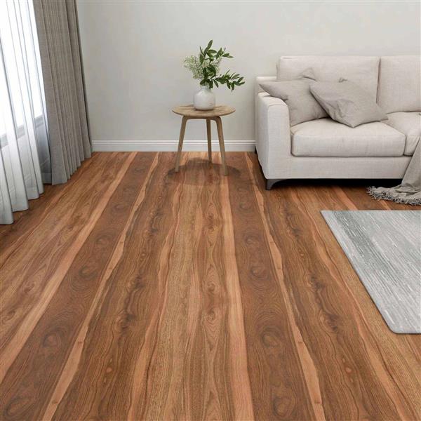 Grote foto vidaxl vloerplanken donker hout 5 11 m 55 st pvc doe het zelf en verbouw tegels