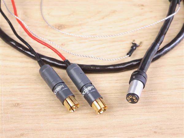 Grote foto nordost norse tyr 2 phono tonearm audio interconnect din rca 1 25 metre audio tv en foto onderdelen en accessoires