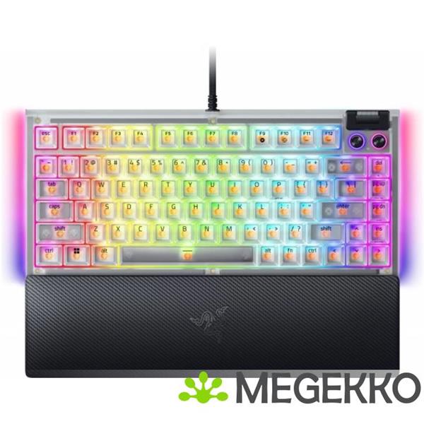 Grote foto razer blackwidow v4 75 transparant gaming toetsenbord computers en software toetsenborden