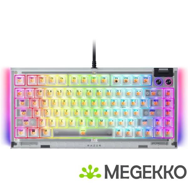 Grote foto razer blackwidow v4 75 transparant gaming toetsenbord computers en software toetsenborden
