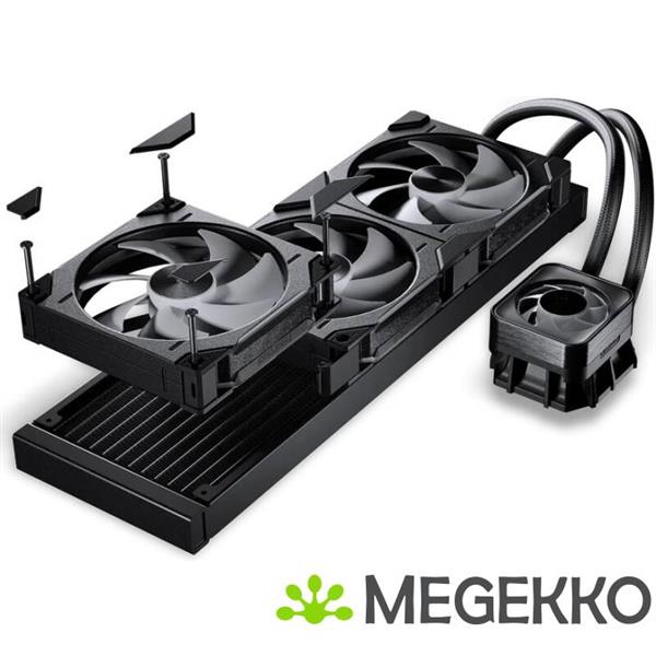 Grote foto phanteks glacier one 420d30 x3 drgb black computers en software overige computers en software