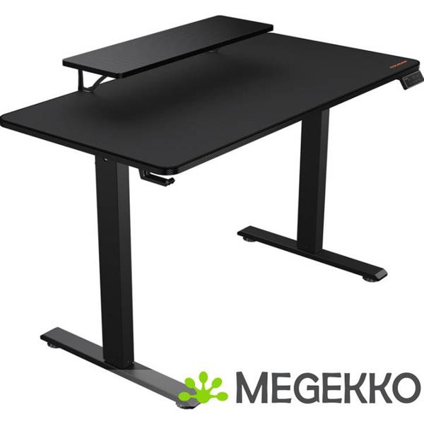 Grote foto cougar gaming e star 120 hoogte verstelbaar bureau zwart huis en inrichting stoelen