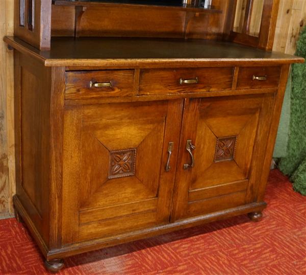Grote foto antiek jugendstil buffetkast buffet servieskast antiek en kunst kasten