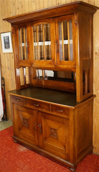 Grote foto antiek jugendstil buffetkast buffet servieskast antiek en kunst kasten