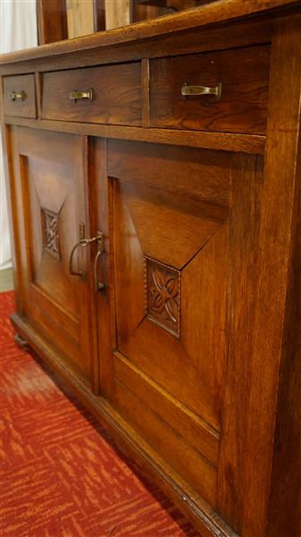 Grote foto antiek jugendstil buffetkast buffet servieskast antiek en kunst kasten