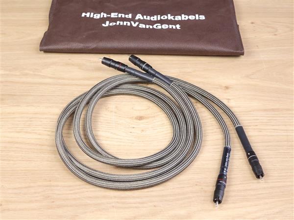 Grote foto john van gent magic link plus silver audio interconnects rca 1 5 metre audio tv en foto onderdelen en accessoires