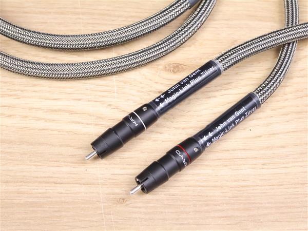 Grote foto john van gent magic link plus silver audio interconnects rca 1 5 metre audio tv en foto onderdelen en accessoires