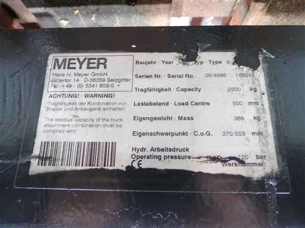 Grote foto meyer vorkversteller outlet agrarisch heftrucks