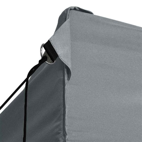 Grote foto vidaxl partytent antraciet 280 x 410 x 315 cm oxford stof tuin en terras overige tuin en terras