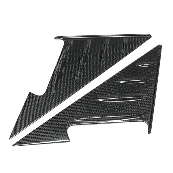 Grote foto dit betreft een bmw g42 2 serie g87 m2 carbon driehoek a stijl spiegel cover auto onderdelen tuning en styling