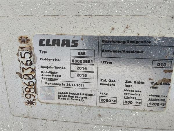 Grote foto claas liner 2700 dubbele hark agrarisch harken