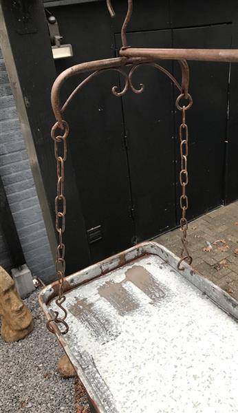 Grote foto een hang bak pannenrek bloembak kopjesrek keukenrek industri le look tuin en terras tuindecoratie