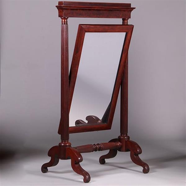 Grote foto hollandse biedermeier passpiegel kantelbaar origineel glas ca 1825 no.412025 antiek en kunst spiegels
