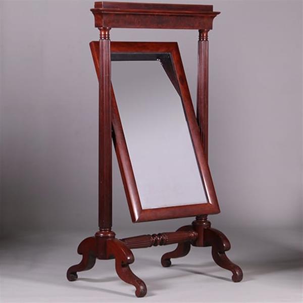 Grote foto hollandse biedermeier passpiegel kantelbaar origineel glas ca 1825 no.412025 antiek en kunst spiegels