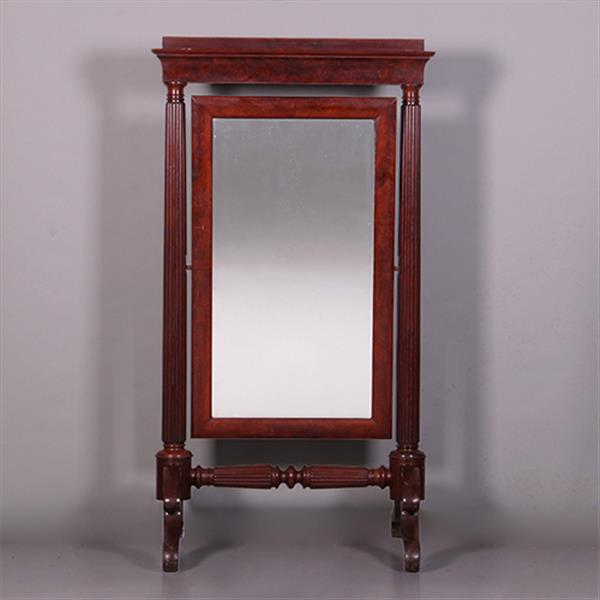 Grote foto hollandse biedermeier passpiegel kantelbaar origineel glas ca 1825 no.412025 antiek en kunst spiegels