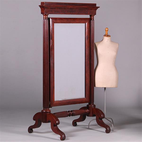 Grote foto hollandse biedermeier passpiegel kantelbaar origineel glas ca 1825 no.412025 antiek en kunst spiegels