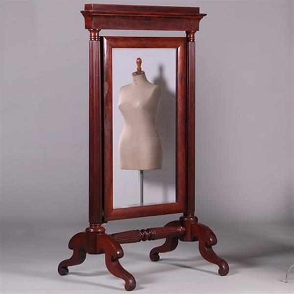 Grote foto hollandse biedermeier passpiegel kantelbaar origineel glas ca 1825 no.412025 antiek en kunst spiegels