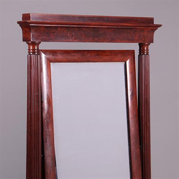 Grote foto hollandse biedermeier passpiegel kantelbaar origineel glas ca 1825 no.412025 antiek en kunst spiegels