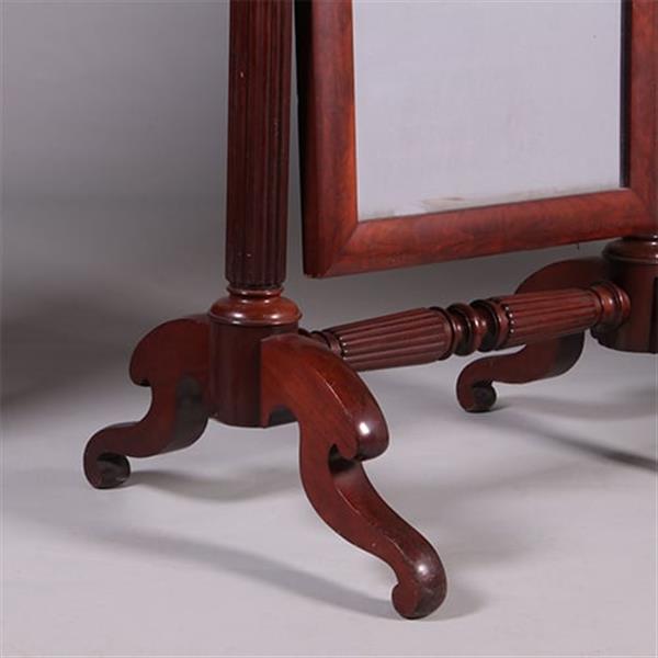Grote foto hollandse biedermeier passpiegel kantelbaar origineel glas ca 1825 no.412025 antiek en kunst spiegels
