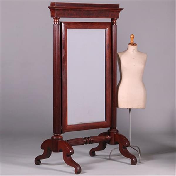 Grote foto hollandse biedermeier passpiegel kantelbaar origineel glas ca 1825 no.412025 antiek en kunst spiegels