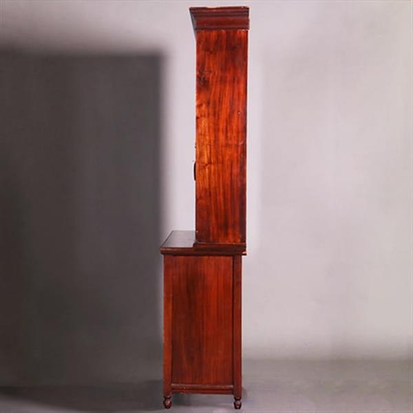 Grote foto boekenkast gemerkt maple co 6 deuren 3 laden brons beslag ca 1900 no.412040 antiek en kunst stoelen en banken