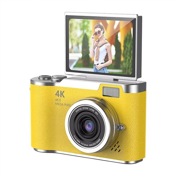 Grote foto slimlogy lk007 pro hd draaibare digitale camera geel diversen overige diversen