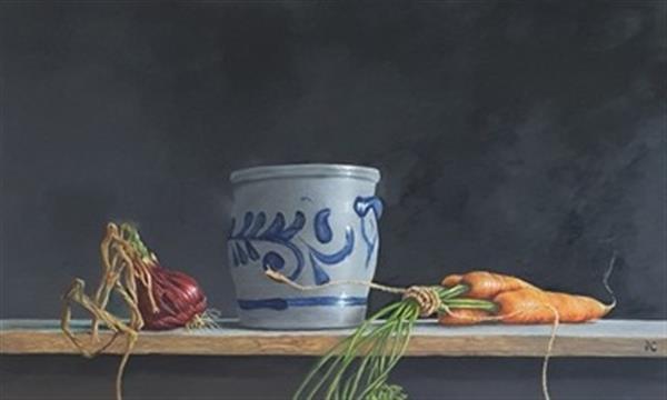 Grote foto kunsthandel gennep keulse pot met ..... antiek en kunst modern