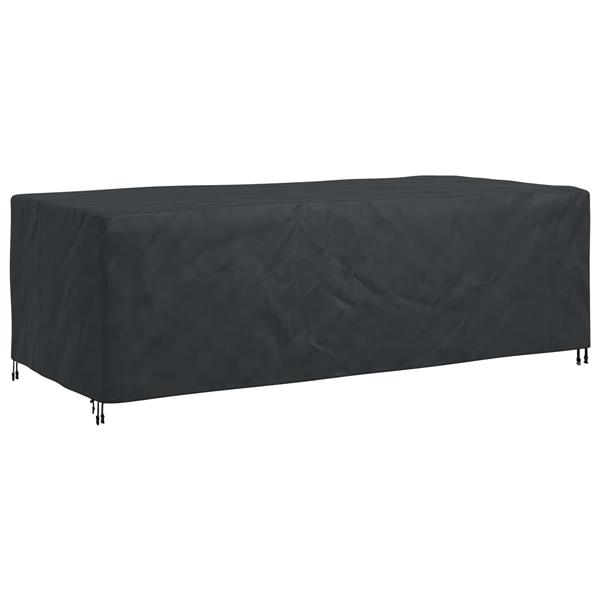 Grote foto vidaxl meubelhoes effen zwart 300 x 140 x 90 cm 210d tuin en terras tuinmeubelen