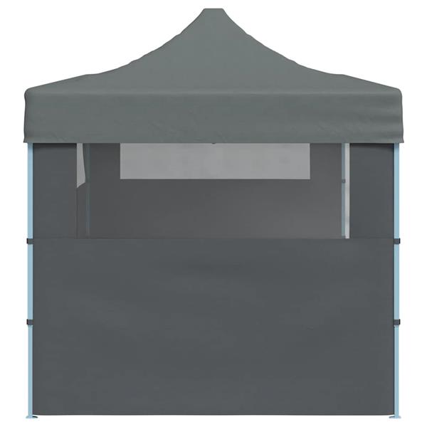 Grote foto vidaxl partytent pop up inklapbaar met zijwanden 3x6 m antraciet tuin en terras overige tuin en terras