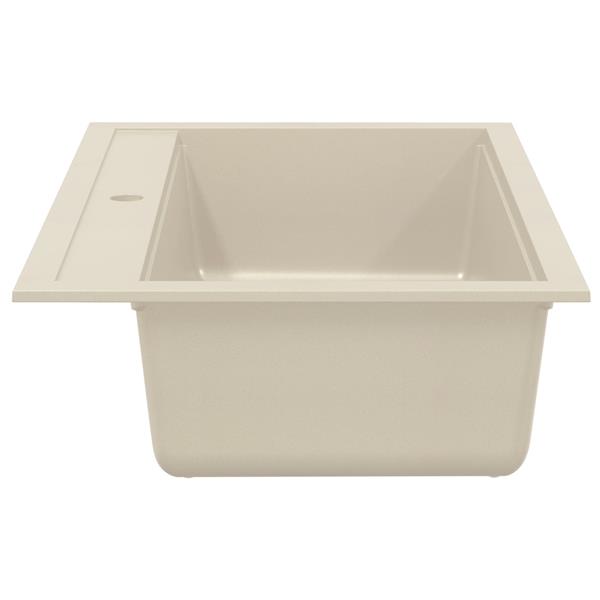 Grote foto vidaxl wasbak beige 795 x 505 mm graniet huis en inrichting keukens