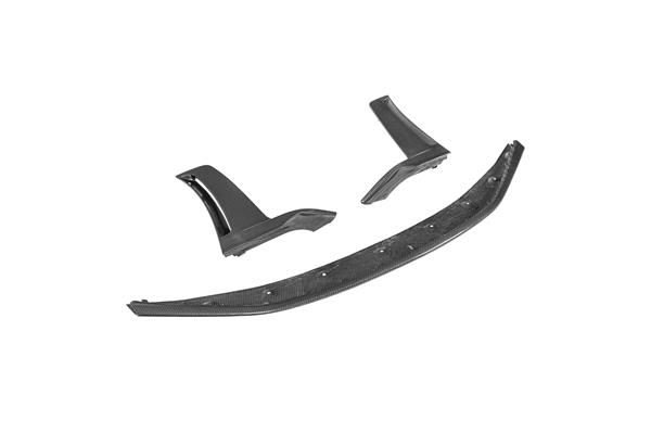 Grote foto dit betreft een porsche 911 992 gt3 rs carbon voorbumper voorlip splitter set auto onderdelen tuning en styling