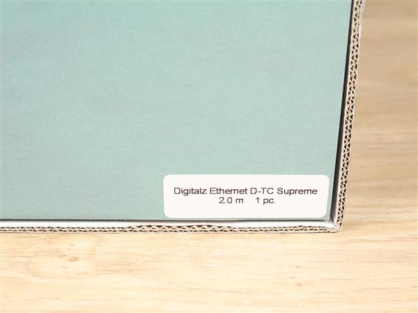Grote foto ansuz acoustics digitalz d tc supreme high end audio ethernet cable 2 0 metre audio tv en foto onderdelen en accessoires