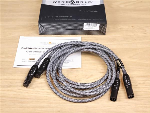 Grote foto wireworld platinum eclipse 8 high end audio interconnects xlr 2 0 metre audio tv en foto onderdelen en accessoires
