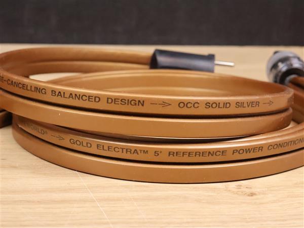 Grote foto wireworld gold electra 5.2 silver high end audio power cables 2 0 metre 2 available audio tv en foto onderdelen en accessoires