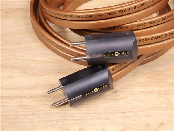 Grote foto wireworld gold electra 5.2 silver high end audio power cables 2 0 metre 2 available audio tv en foto onderdelen en accessoires