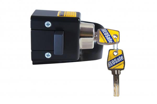 Grote foto heosafe draaiknop met slot ducato 250 290 boxer jumper 2006 zwart caravans en kamperen caravan accessoires
