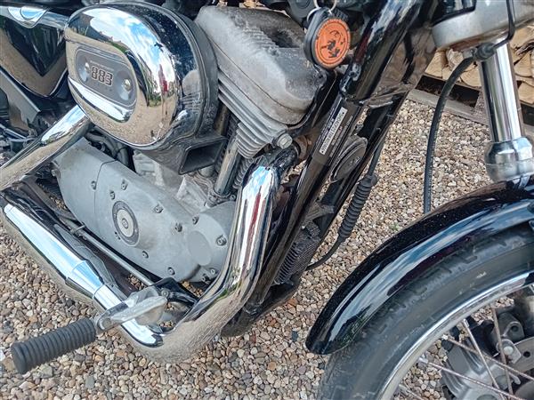 Grote foto originele harley davidson sportster 883 motoren harley davidson