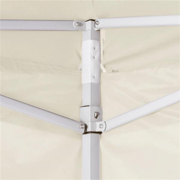 Grote foto vidaxl partytent cr me 291 x 291 x 315 cm oxford stof tuin en terras overige tuin en terras