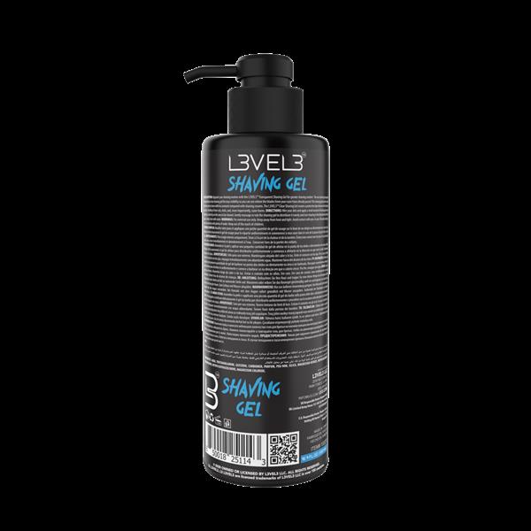 Grote foto l3vel3 transparante shaving gel aqua 500ml kleding dames sieraden