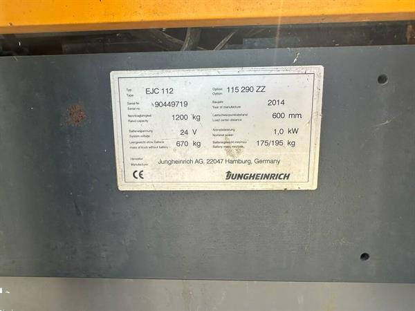 Grote foto vs 22915 elektrische stapelaar jungheinrich ejc112 doe het zelf en verbouw hefwerktuigen