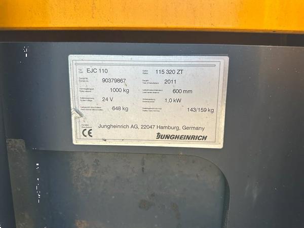 Grote foto vs 22918 elektrische stapelaar jungheinrich ejc110 doe het zelf en verbouw hefwerktuigen