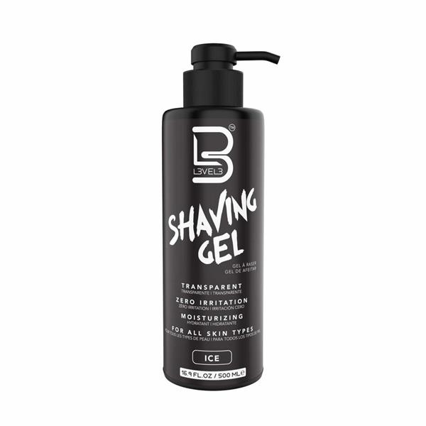 Grote foto l3vel3 transparante shaving gel ice 500ml kleding dames sieraden