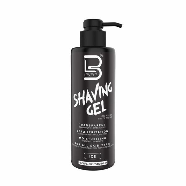 Grote foto l3vel3 transparante shaving gel ice 500ml kleding dames sieraden