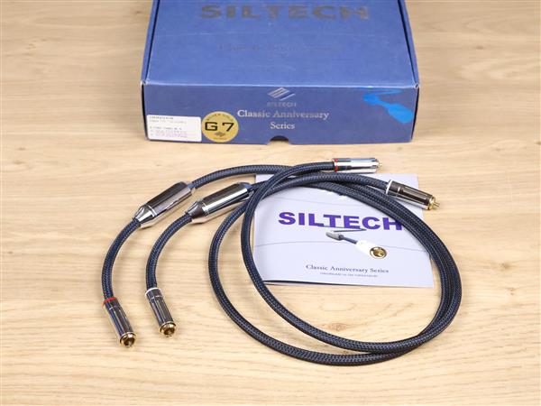 Grote foto siltech 770i g7 classic anniversary high end silver audio interconnects rca 1 0 metre audio tv en foto onderdelen en accessoires