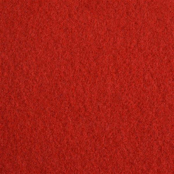 Grote foto vidaxl tapijt effen rood 1 x 12 m stof tuin en terras overige tuin en terras